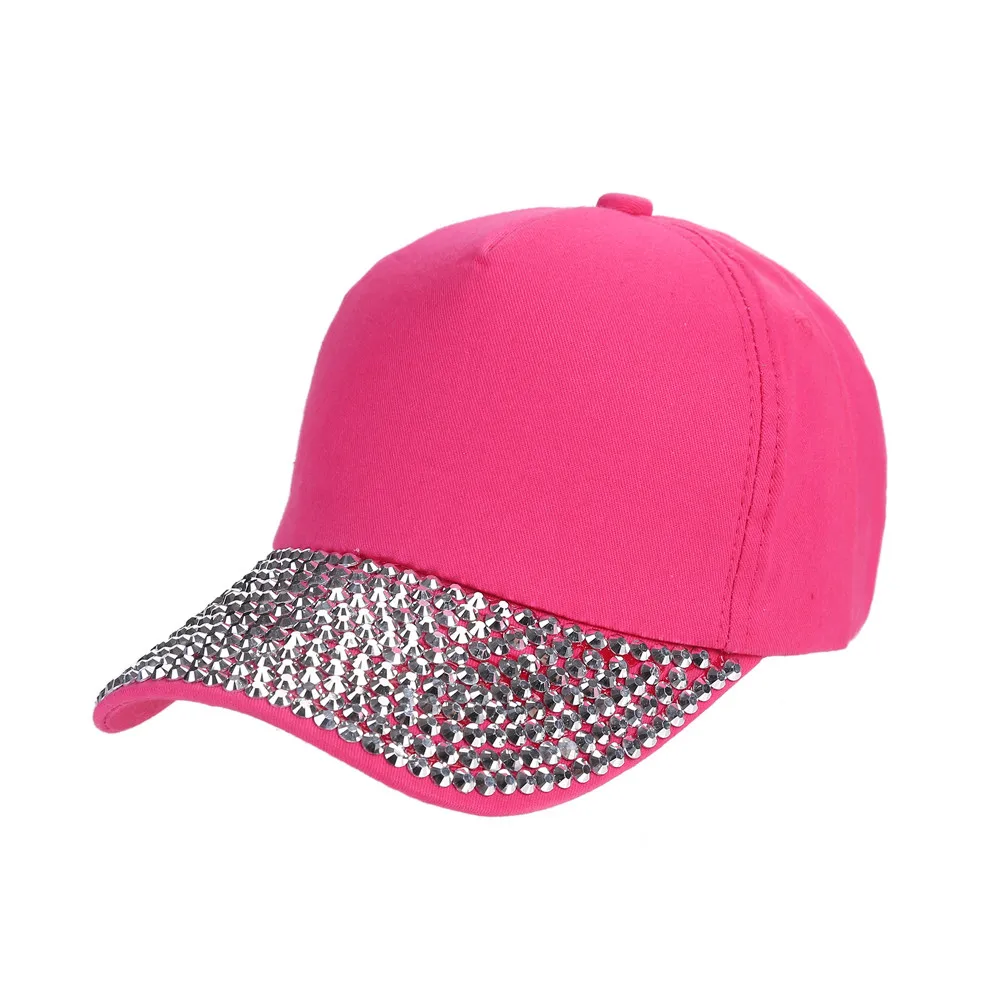 Женская новая модная бейсбольная кепка со стразами в форме лапы Snapback хлопковая