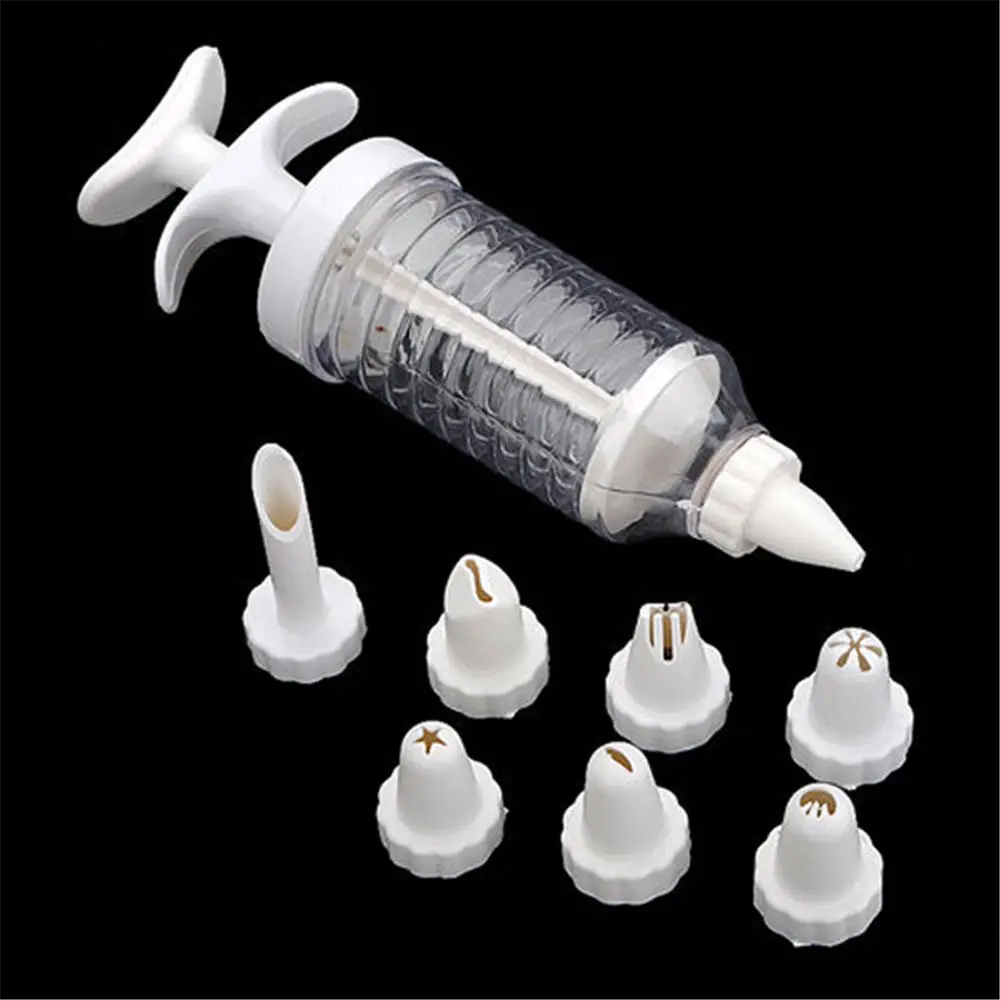 Тонкий шприц для украшения тортов глазури крема насадки 8 шт. стандартные