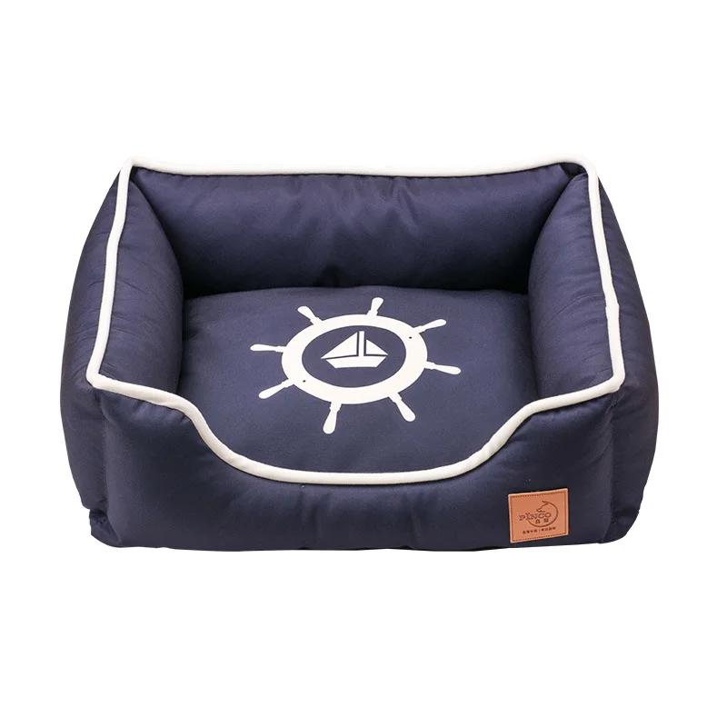 Средиземноморская Съемная моющаяся кровать для собак и кошек коврик питомцев