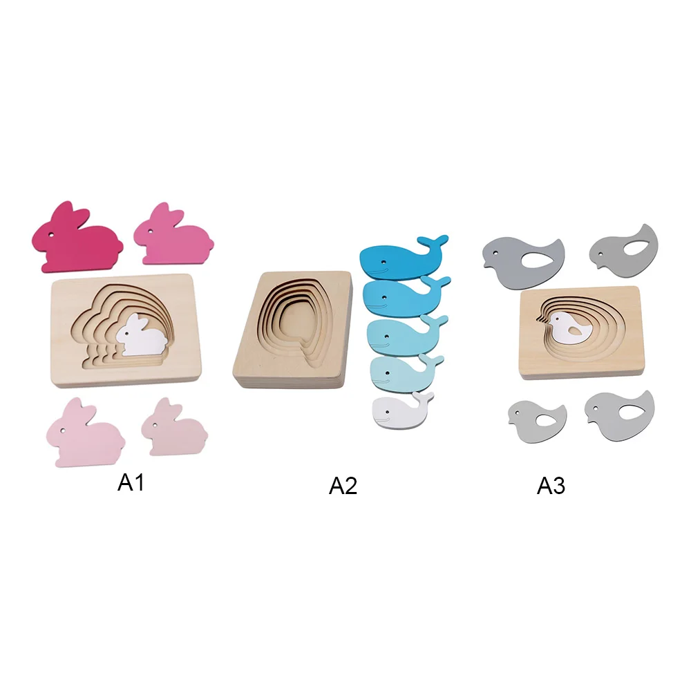 Детский ранний развивающий подарок детские животные Картонные Игрушки кролик