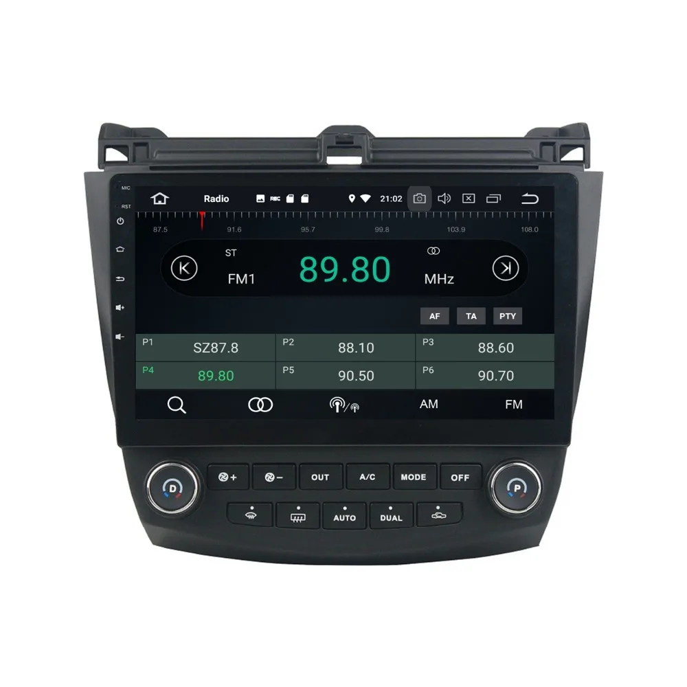 Android 8 0 Octa Core 10 1 "автомобильный DVD GPS мультимедийный Головной блок для Honda Accord 7 2003