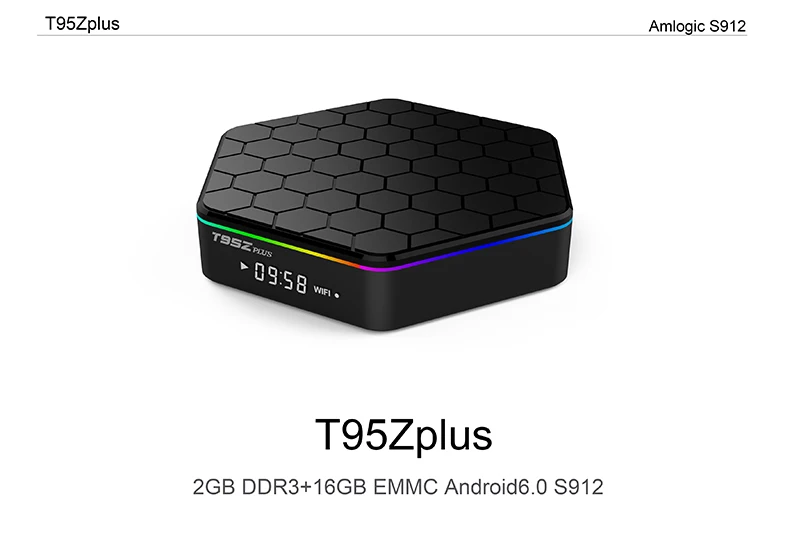 RECALLION 3g/32G Android 7 1 tv BOX T95Z Plus Amlogic S912 OctaCore 2G16G + Smart Set Top box 2 4G/5 GHz Dual WiFi BT4.0 | Электроника