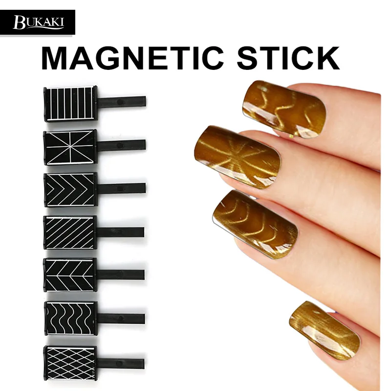 Магнитный Гель лак BUKAKI для ногтей 1 шт. кошачий глаз 3D эффект маникюра|art manicure|magnet