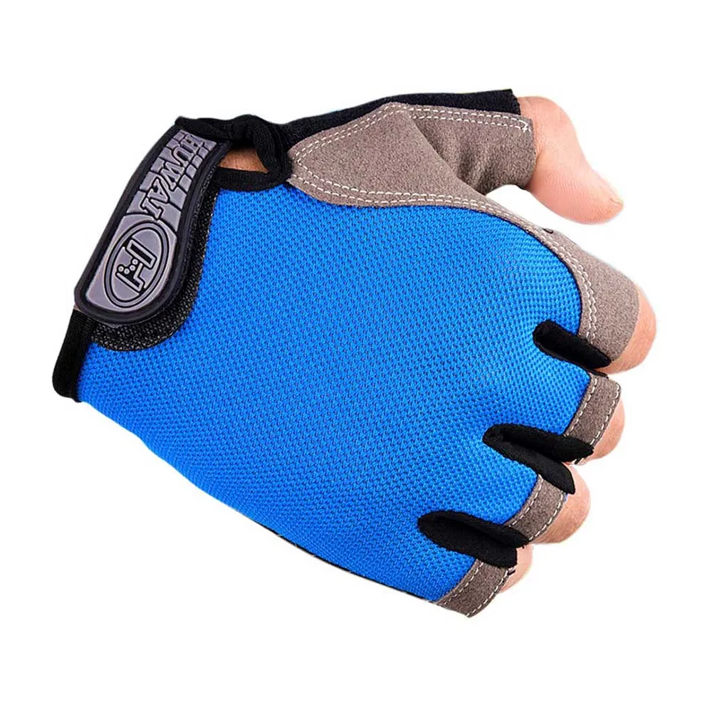 Велосипедные перчатки противоскользящие мужские и женские полуперчатки дышащие