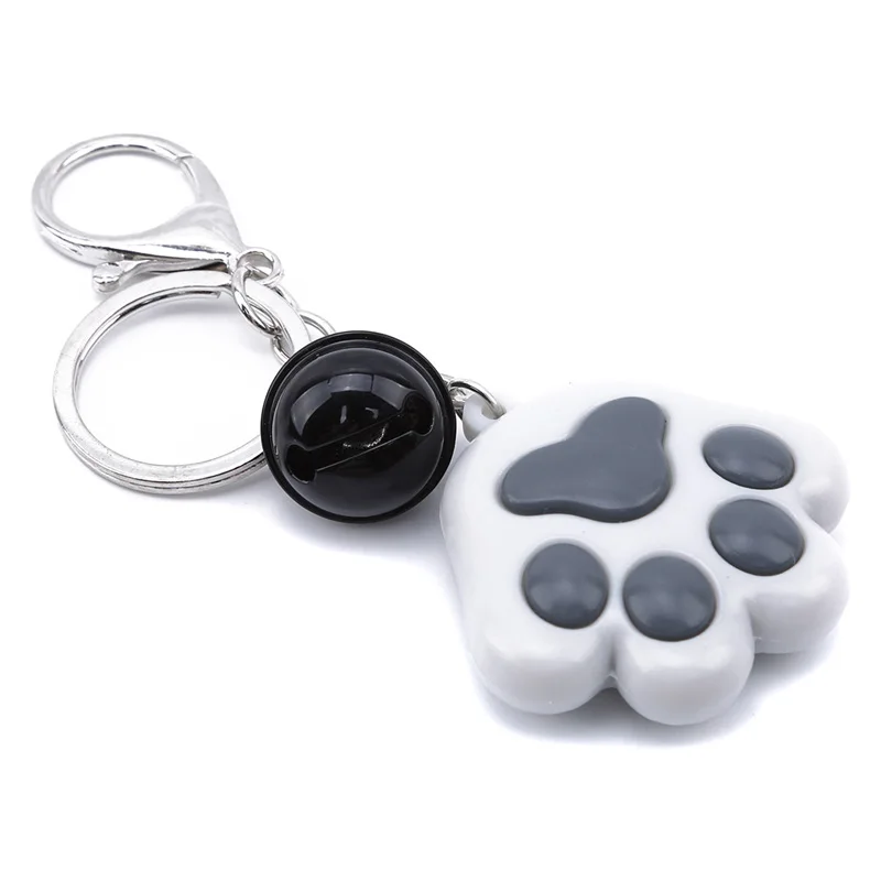 Автомобильные брелоки креативные трехмерные Милая кошачья лапа резиновый