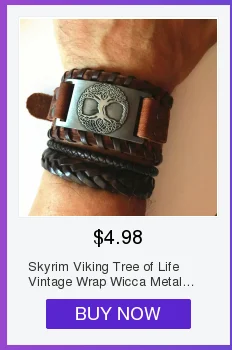 Skyrim Уриэль Габриэль талисман Ангел широкий кожаный браслет религиозный мужской Archangel Майкл Рафаэль браслет ювелирные изделия аксессуары