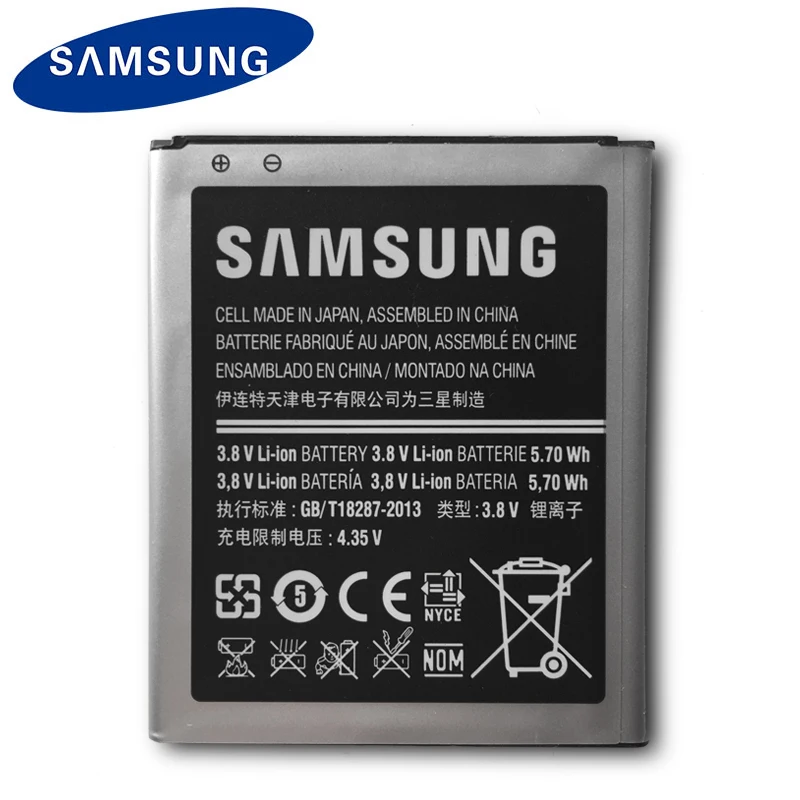 Аккумулятор для телефона Samsung B100AE Оригинальная батарея Galaxy Ace 3 S7898 S7278 S7272 S7568i i679