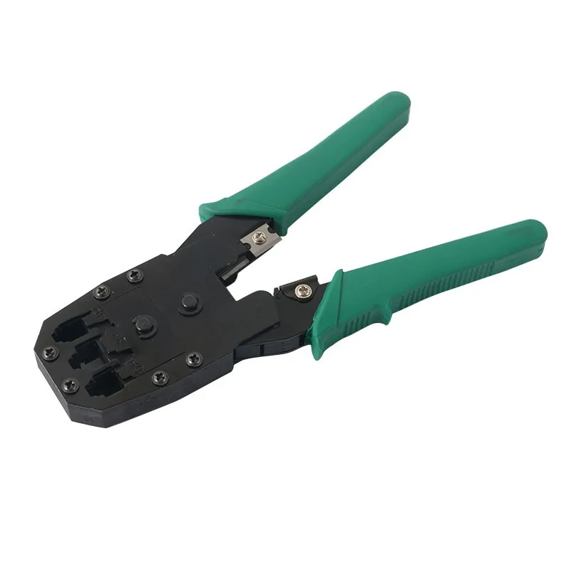 11 шт./компл. RJ45 RJ11 RJ12 CAT5 CAT5e портативный набор инструментов для ремонта локальной сети Utp кабельный тестер и плоскогубцы Обжимные Щипцы штекер зажим ПК
