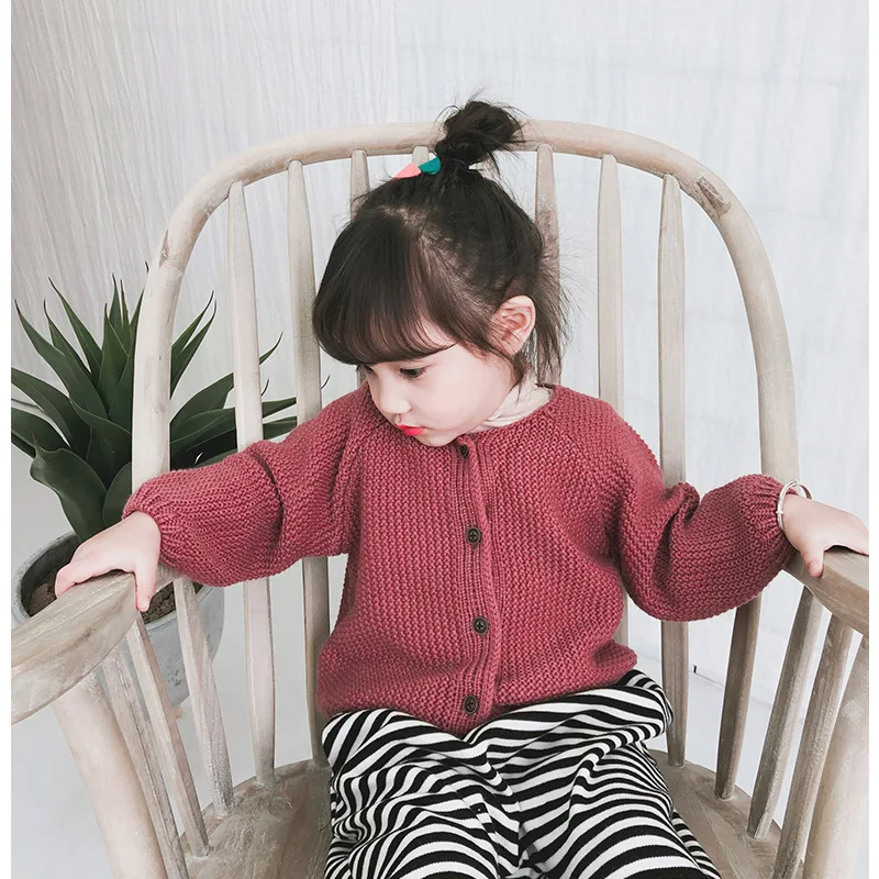 Свитер 2019 г. для маленьких детей девочек прочный фонарь рубашка с рукавами Топы