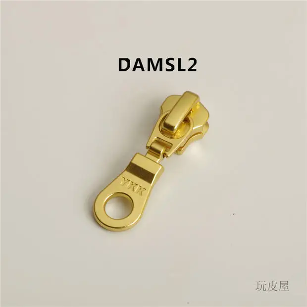 Оригинальные YKK/3/5/Золотая медь/латунь металлические аксессуары на молнии
