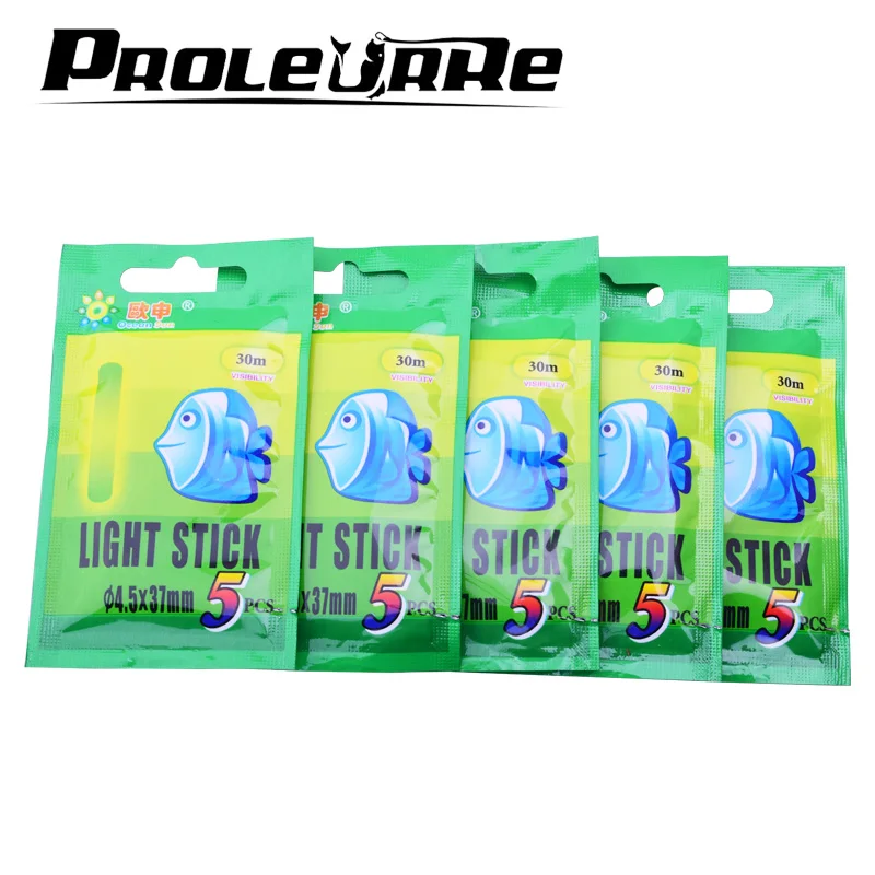

10Pcs 4.5*37mm Fishing Float Fluorescent Lightstick Light Night Float Rod Lights Dark Glow Stick Useful Fishing Pesca Accessory