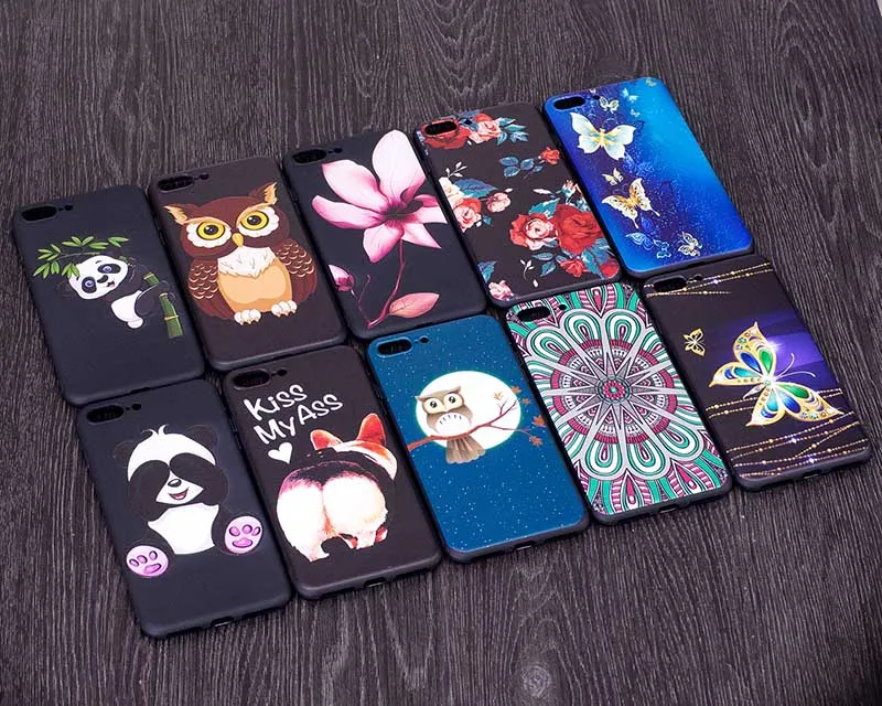 Мягкий силиконовый чехол для iPhone 8 7 Plus оригинальный Shigeary телефон случаях 3D