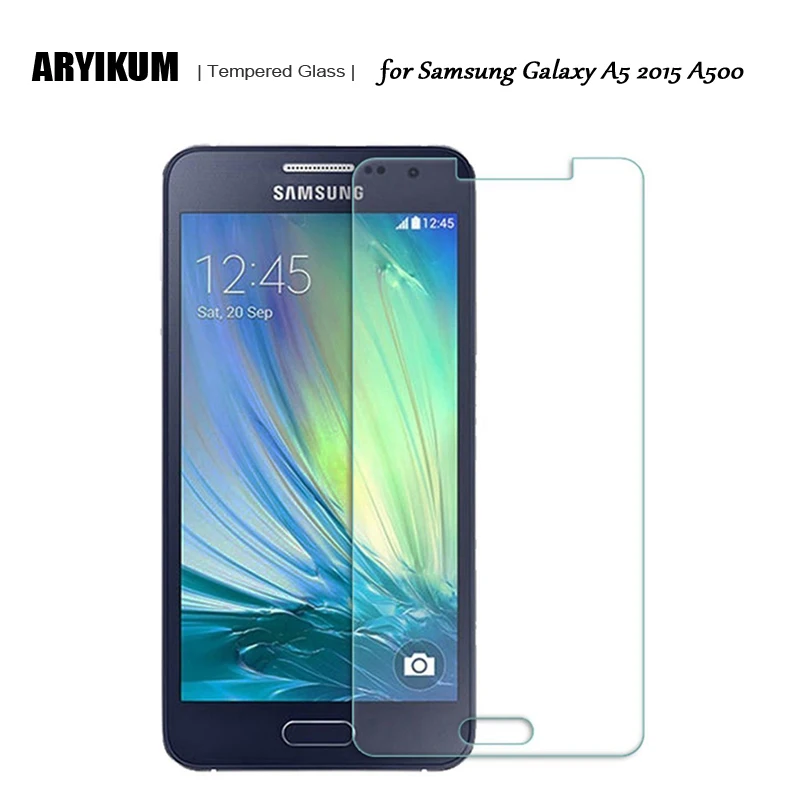 HD закаленное стекло для samsung Galaxy A5 2015 A 5 A500 A500f A500h A500fu SM Защитная передняя ЖК пленка