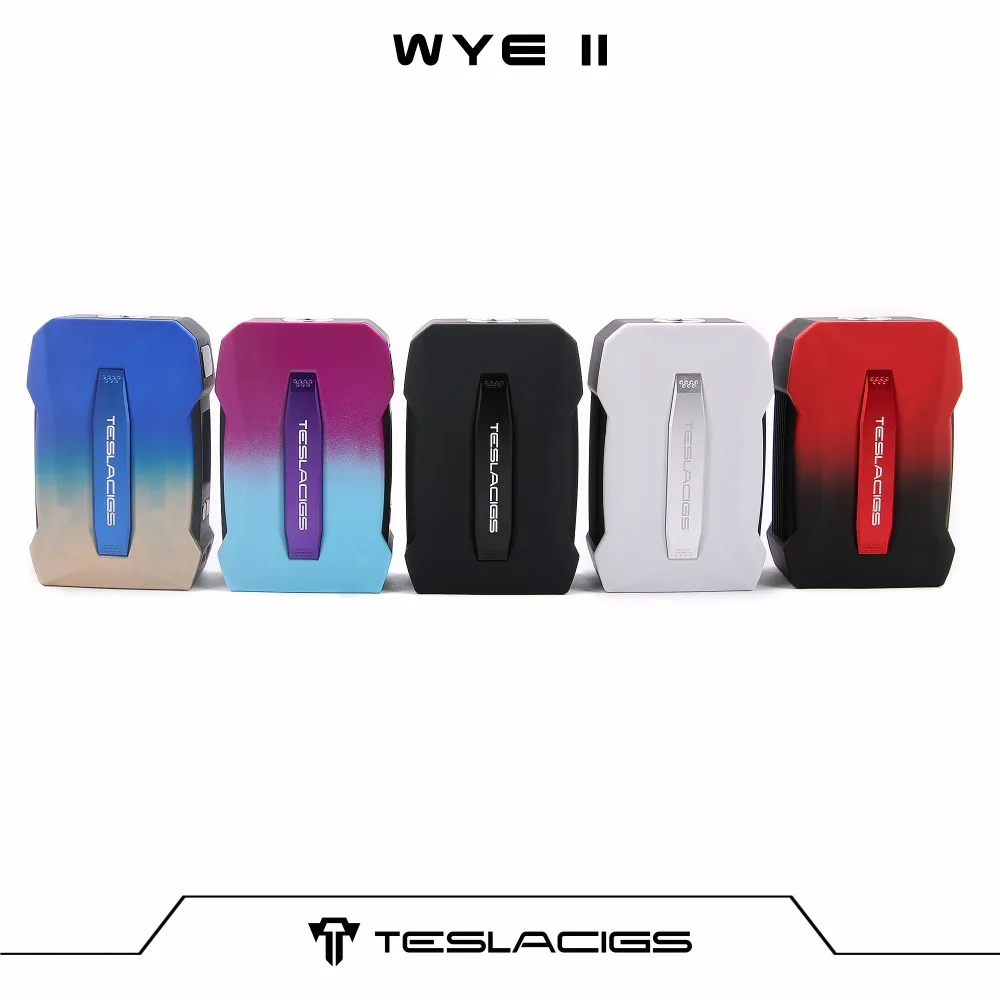 Оригинальный Tesla WYE II 215 Вт TC коробка мод комплект Teslacigs 2 Коробка Vape электронная