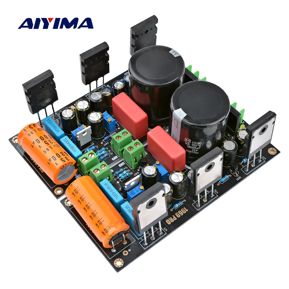 Усилитель звука AIYIMA 2 шт. усилитель HD 1969 класса А домашний T oshiba 5200 AMP с регулятором