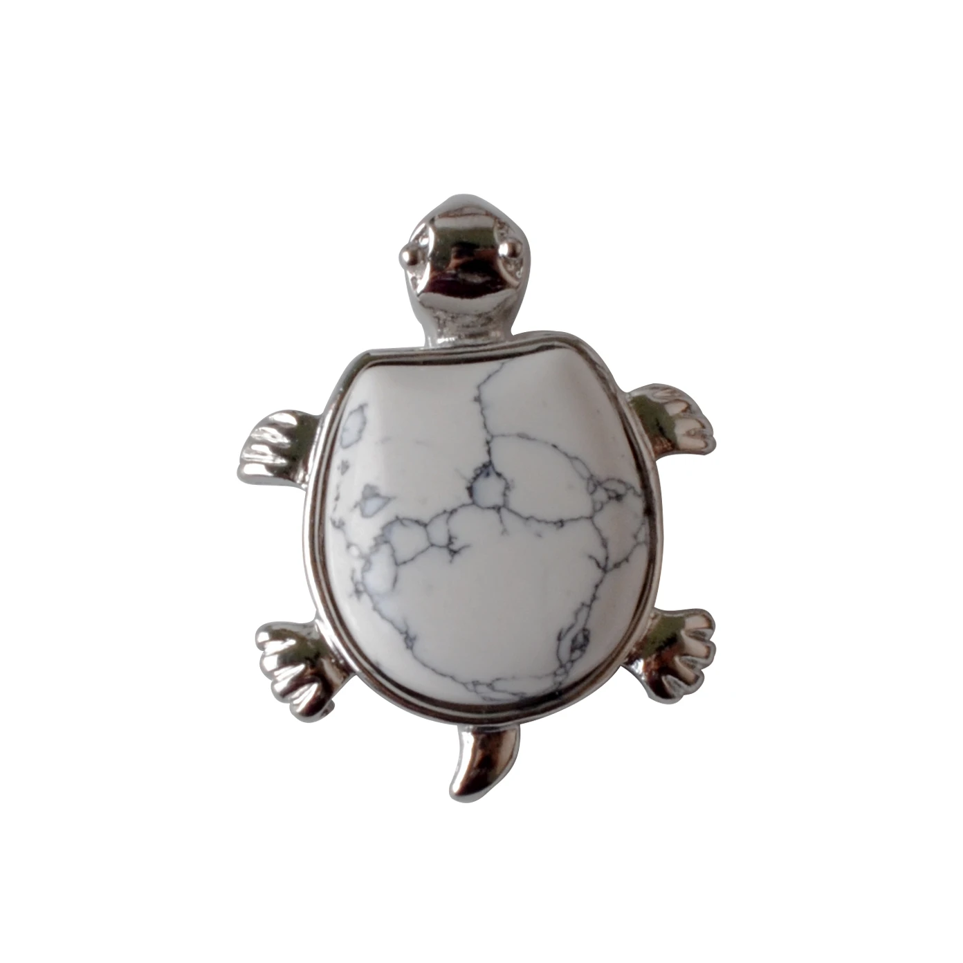 Howlite черепаха Nacklace Подвеска Натуральные полудрагоценные камни дарят лучший подарок для мужчин и женщин