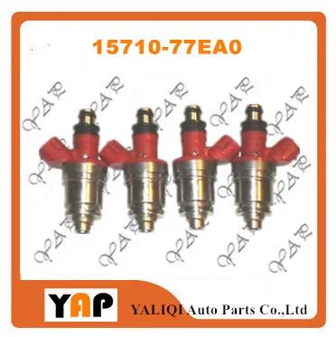 Топливный инжектор б/у (4) для FITSuzuki Aerio Bluetooth Sidekick 1.8L 2.0L L4 15710 77EA0 JS28 2 1996 2007|injector|injector