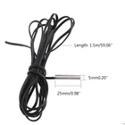 5 шт. 150 см NTC 10K Ohm 1% 3435 термометр датчик температуры цилиндрический зонд 1,5 м провод