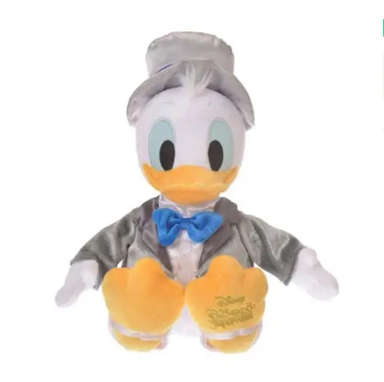 37CM Donald Duck D23 EXPO брелок Микки Минни Дональд Дак Дейзи Дак Гуфи Плутон чип и Дейл топ шляпа плюшевая фигурка кукла игрушка - Цвет: 37CM Donald Duck
