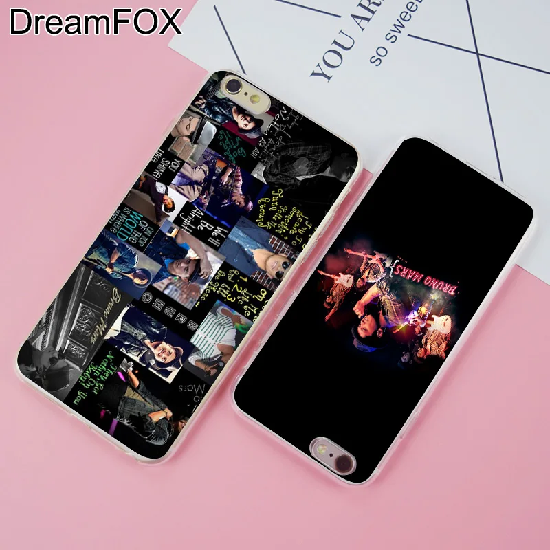 DREAMFOX K035 Bruno Mars музыкант Мягкий силиконовый чехол из ТПУ для Apple iPhone X XR XS Max 8 7 6 S плюс