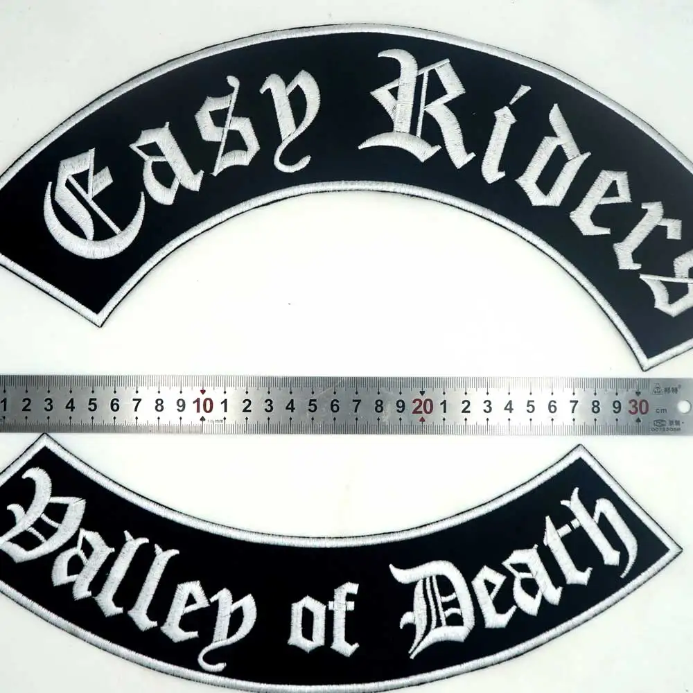 Нашивка для байкеров EASY RIDERS DALLEP OF DEATH вышитая подкладка байкерские нашивки значок