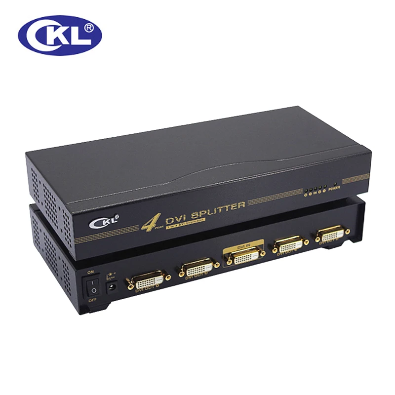 CKL DVI 94E 4 порта сплиттер 1x4 коробка|ckl|boxbox box |
