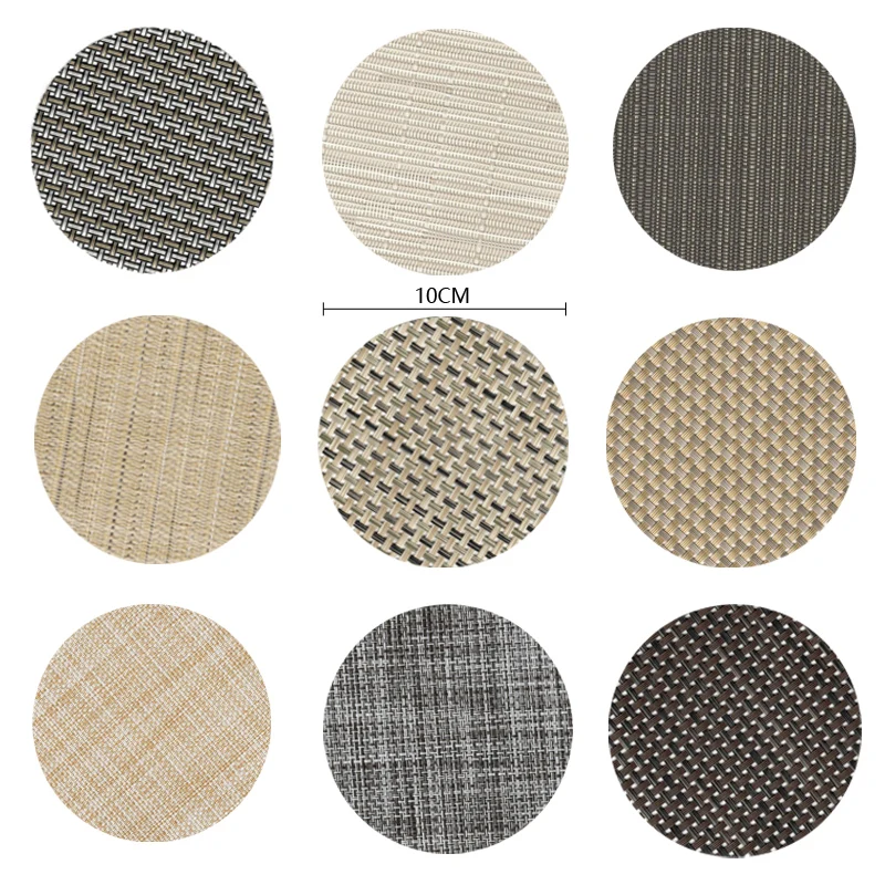 5 шт. коврик для напитков подставки чашки салфетки стола декор ПВХ чашек на