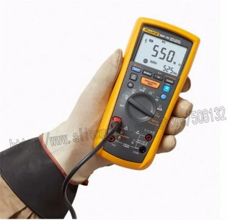 Fluke 1587 FC изоляционный мультиметр испытательное напряжение изоляции 1000 V тест 2G Ом