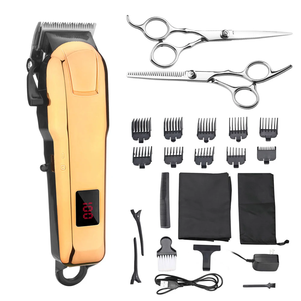 KIKI NEWGAIN rechargeable Professional Hair cutter Trimmer 2000 mAh Lithium battery 100-240V NG-888 set with Lcd display |
