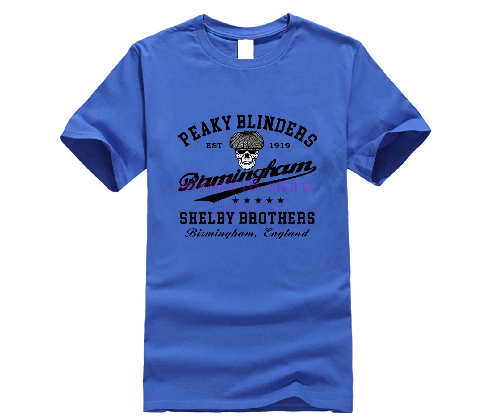 Retro Tee Peaky Blinders Clothing Male Plus Size Camiseta T Shirt Basic Movie T-shirt Dropshipping Tshirt Apparel | Мужская одежда