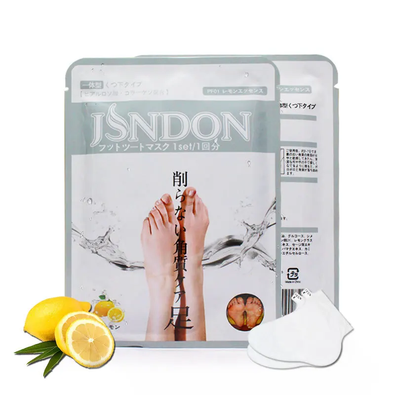 2 пары стимулирующая сон лимонная маска для ног отшелушивающая Жемчужная Маска