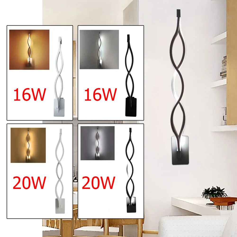 Светодиодный алюминиевое приспособление высокой яркости 16 Вт/20 Вт волнистый