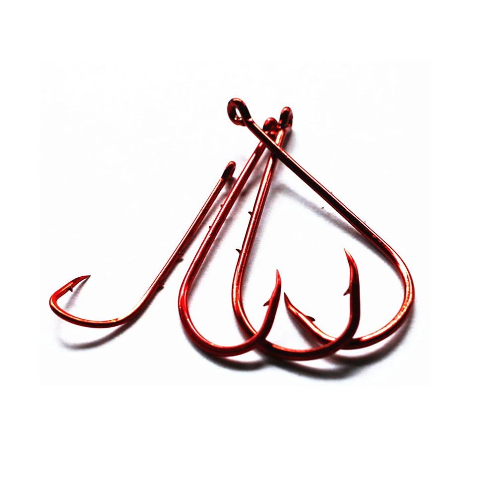 50 шт. рыболовные крючки с пресноводным длинным хвостовиком приманка baithoder