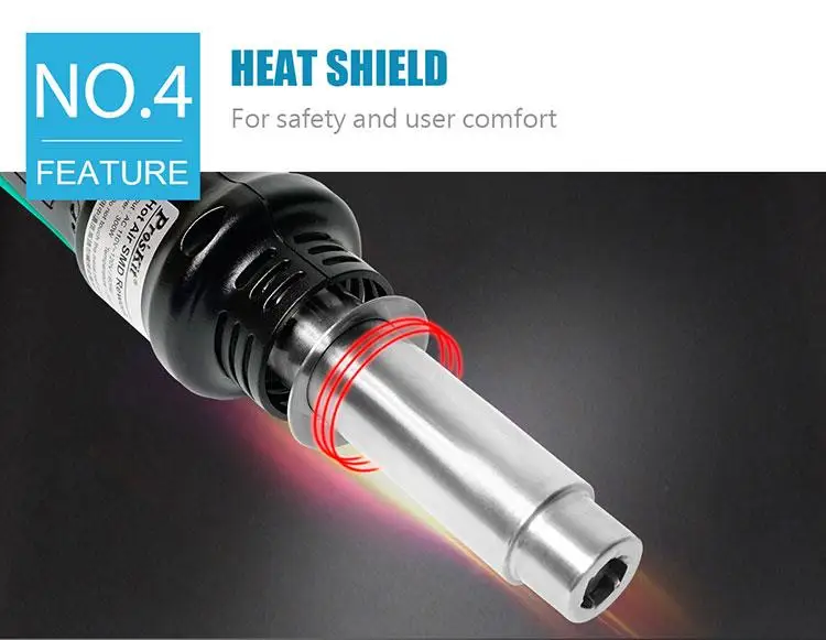 Pro'sKit SS-602H 300 Вт Портативный пистолет горячего воздуха с ЖК-дисплеем с регулируемой температурой для ремонта мобильных телефонов