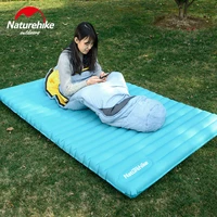 naturehike tpu ultralight camping inflatable mattress 1 2 3 people outdoor air cushion thicken sleeping pad dampproof mat hiking