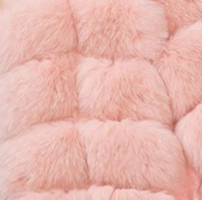 Light pink ZADORIN нового дизайна, выполненная в технике пэчворк из пушистого искусственного меха жилет Для женщин короткий рукав пальто с искусственным мехом; куртка размера плюс На зимнем меху Gilet Veste - Цвет: Light pink