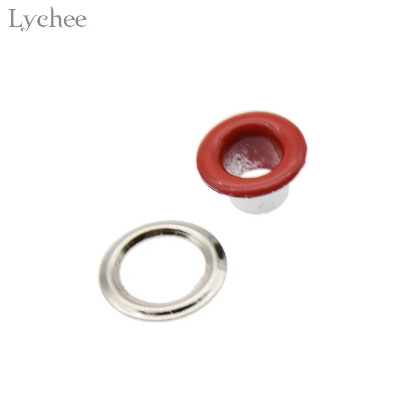 Lychee Life 100 шт. металлические люверсы для кожаного ремесла DIY ручной работы аксессуары для скрапбукинга