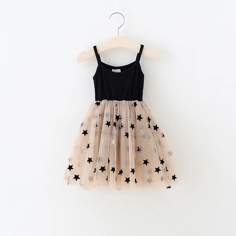 От 1 до 6 лет Детские платья на бретельках для девочек летняя детская одежда