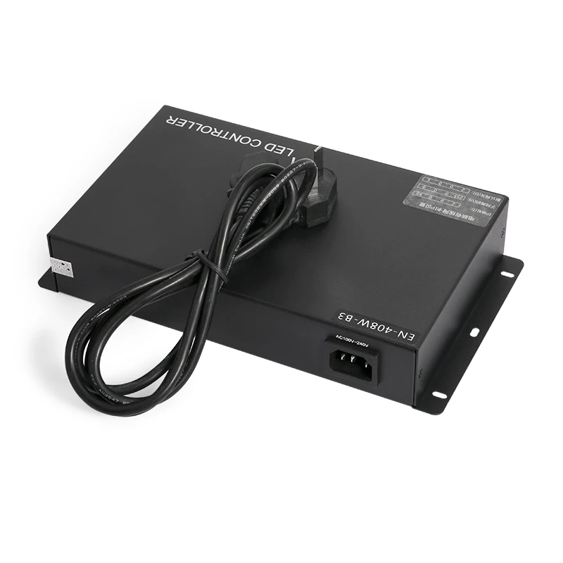 EN-408W Computer online control digital addressable strip light controller, 1024 pixel*8 CH, music control, concatenation
