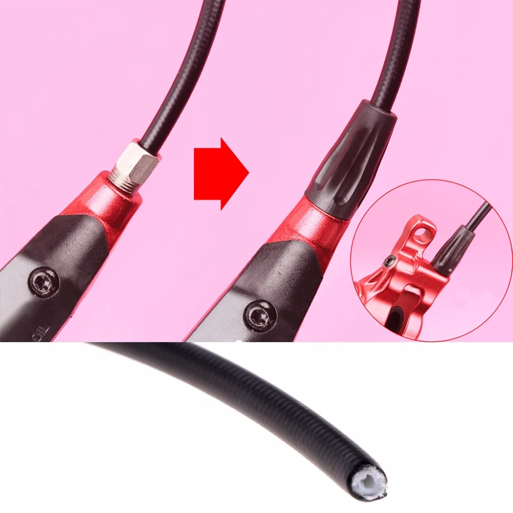 Гидравлический дисковый тормоз для горного велосипеда длина 3 м|braided brake hoses|bike