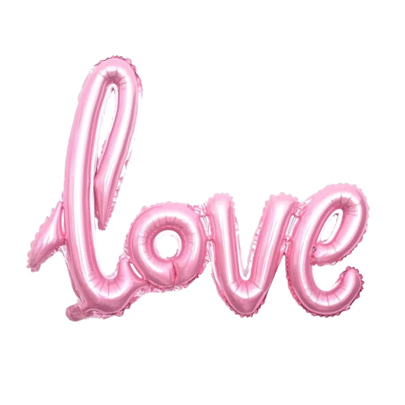 Горячая Распродажа фольгированный воздушный шар с надписью LOVE на юбилей свадьбу