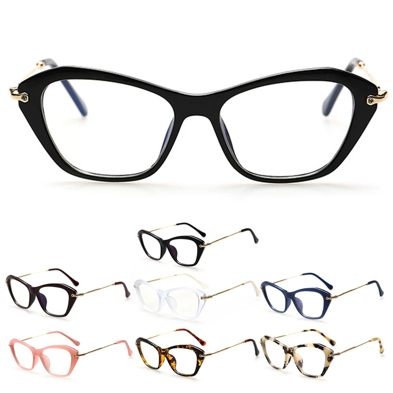 Модные женские ретро сексуальные оправы для очков кошачьи глаза прозрачные