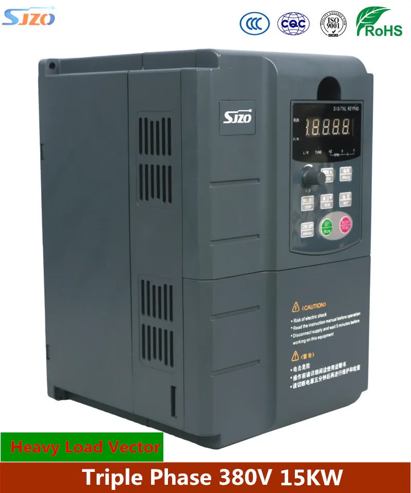 SJZO 511 Серия CNC машина специальный Векторный контроль 15KW 380В трехфазный вход/выход конвертер AC привод частотный инвертор VFD
SJZO 511 Серия CNC машина специальный Векторный контроль 15KW 380В трехфазный вход/выход конвертер AC привод частотный инвертор VFD