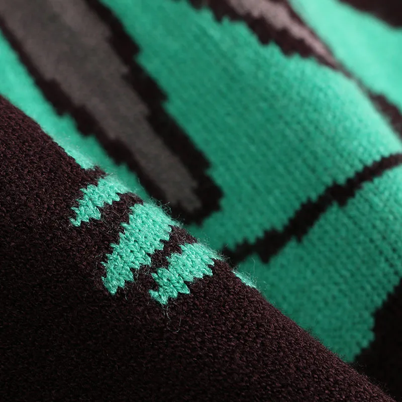 Harajuku оригинальный женский свитер теплый из жаккардовой ткани высокого качества