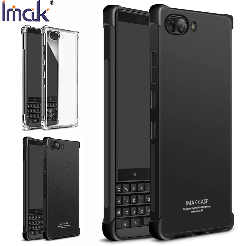 IMAK углы подушка безопасности ударопрочный чехол для BlackBerry KEY 2 Athena Мягкий ТПУ