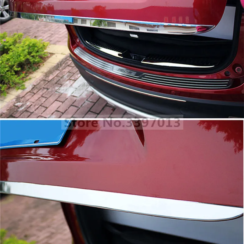 Подходит для 2013 2014 2015 2016 MAZDA CX-5 CX5 хромированная Задняя Крышка багажника дверца