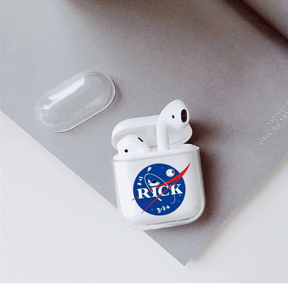 Рик и Морти чехол для Airpods 1 2 чехол Беспроводная Bluetooth защитная коробка для наушников милый мягкий чехол для наушников чехол для Airpods