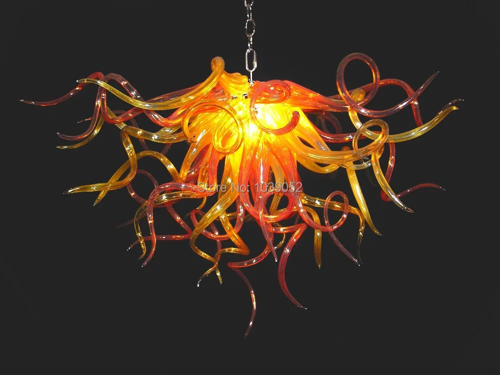 

New Arrival 2015 Handmade Blown Glass Iron Chandelier