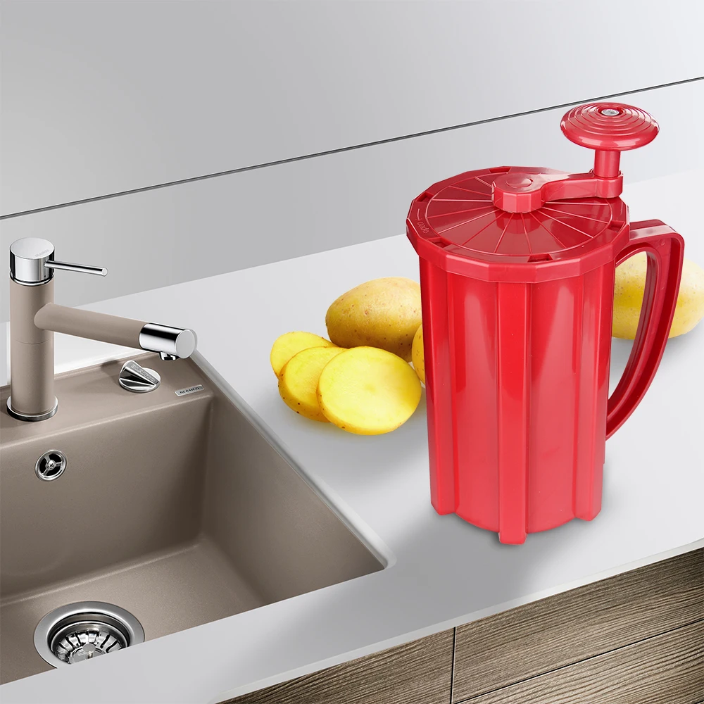 Transhome популярный слайсер для картофеля ручная спиральная резка вихревой