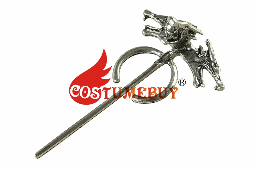 CostumeBuy Игра престолов Сезон 8 Дейенерис Таргариен косплей перчатки брошь мать драконов аксессуары для косплея L920
